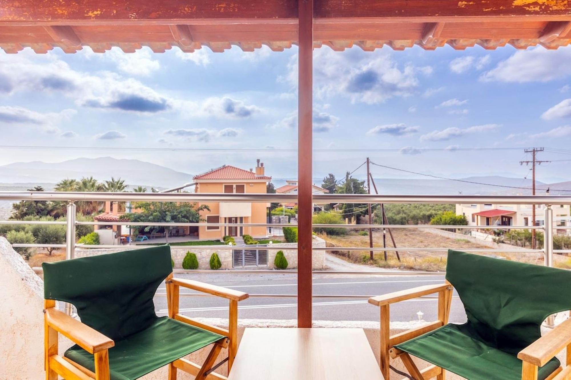 Amazing Villa Chrysanthi With Private Pool In Heraklion Epano Vathia エクステリア 写真