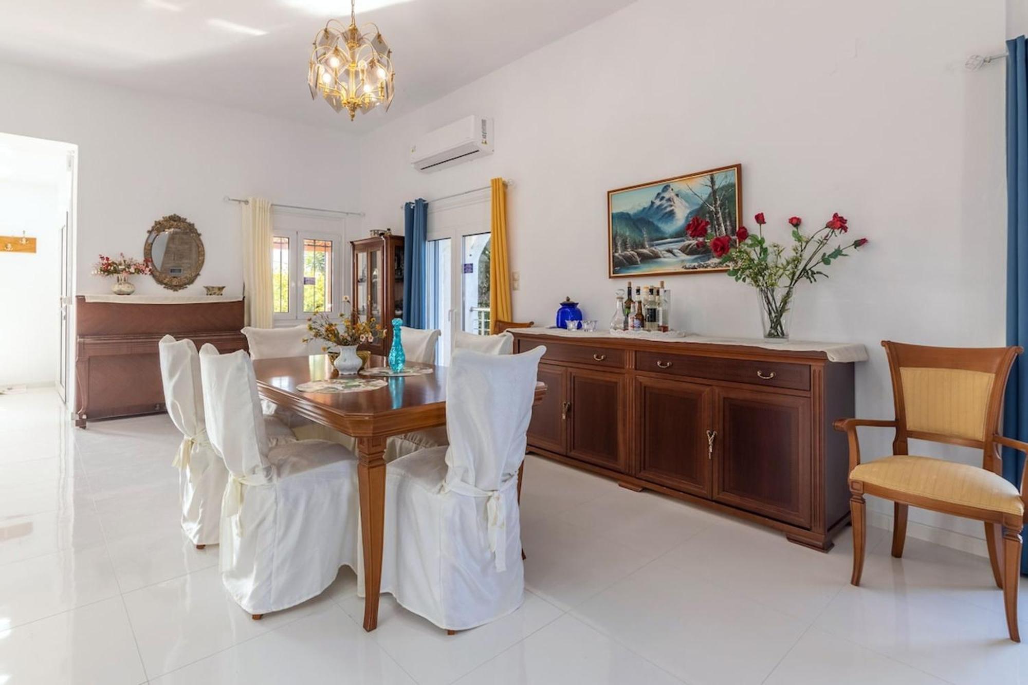 Amazing Villa Chrysanthi With Private Pool In Heraklion Epano Vathia エクステリア 写真
