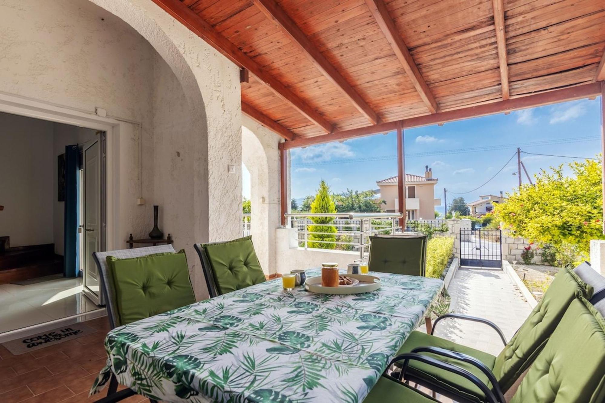Amazing Villa Chrysanthi With Private Pool In Heraklion Epano Vathia エクステリア 写真