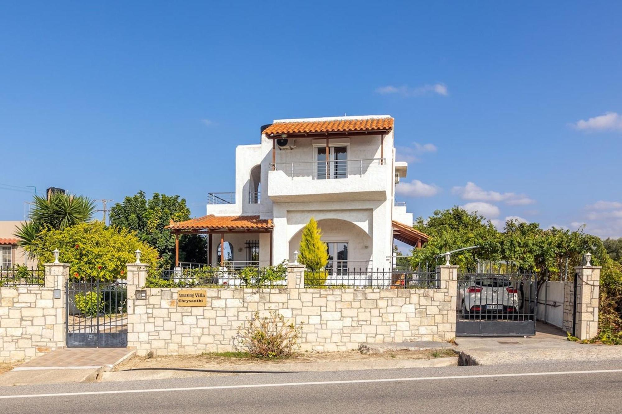 Amazing Villa Chrysanthi With Private Pool In Heraklion Epano Vathia エクステリア 写真